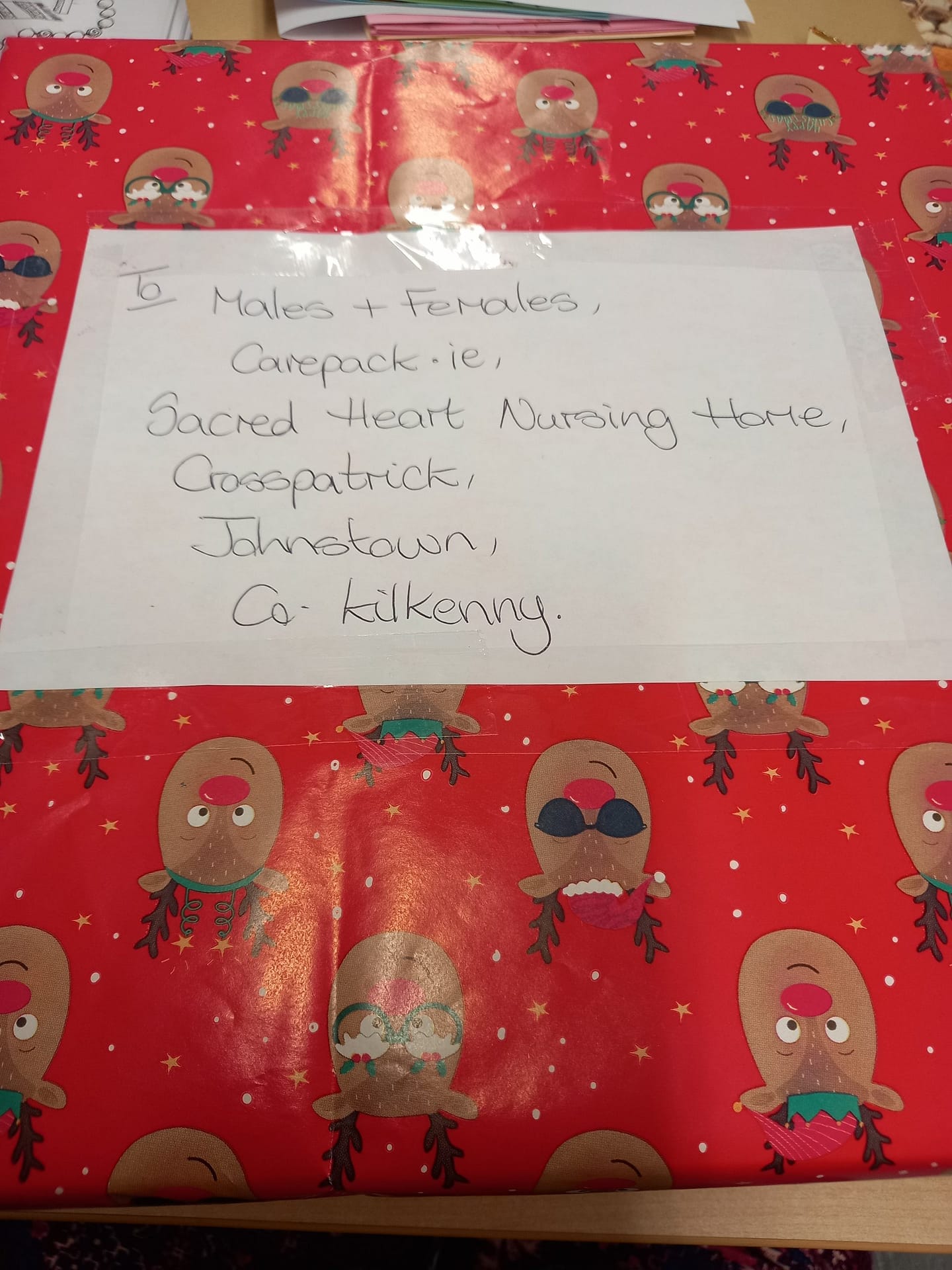 Carepack for Nursing Home Kilkenny Model School